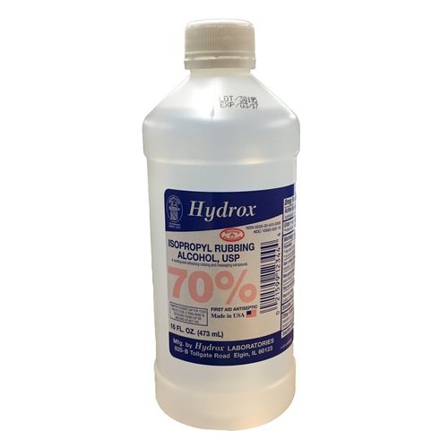 Hydrox 70% Isopropyl, Rubbing Alcohol, 16 oz