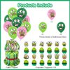 Keroppi Birthday Party Decorations, 83pcs Keroppi Frog Party Supplies with Happy Birthday banner, Cupcake Toppers, Balloons and Stickers for Big-Eyed Frog Theme Kids Birthday Shower Party