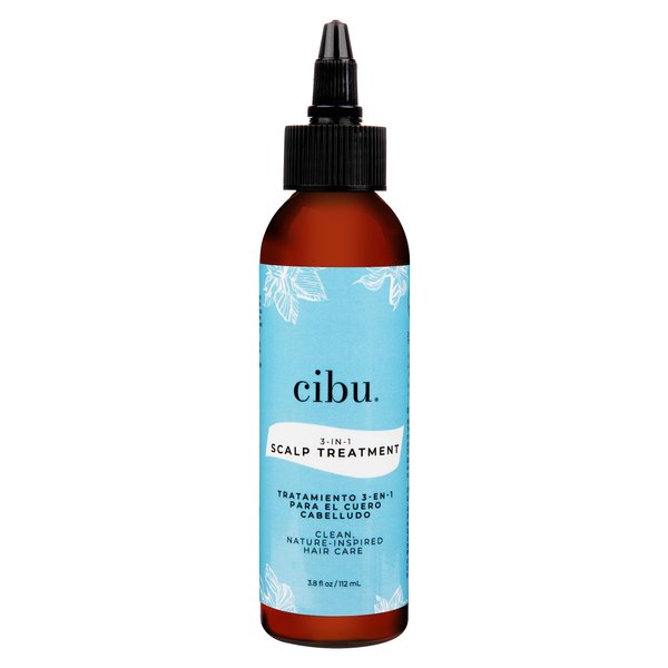 CIBU 3-in-1 Scalp Treatment - Soothing Peppermint Treatment for Build Up on Scalp - Herbal Rinse for Healthy and Shiny Scalp and Hair - Advanced Care Hair and Exfoliating Scalp Treatment - 3.8oz