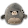 Squishmallow Official Kellytoy Plush Sea Life Squad Squishy Soft Plush Toy Animals (Matt The Manitee, 8 Inch)