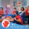 ZCYSRLQIN 50 Pcs Hand Clappers 7.5 Inch Plastic Clappers Noisemakers Party Favors Clapping Noise Maker Birthdays Game Prizes Classroom Rewards Football Sporting Events Cheers Supplies (Blue,Red)