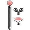 3-IN-1 Electric Jade Roller 3D Roller Facial Roller & Face Massager,Black