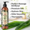 Edible Massage Oils for Date Night, Massage Oils for Massage Therapy, Edible Body Oil for Intimacy, Sensual Massage Oil, Warming Massage Oils for Date Night Heat Edible, Couples Massage Oil–8oz(237ml)