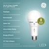 GE LED+ Backup Battery LED Light Bulbs, 8W, Rechargeable Emergency Light for Power Outages + Flashlight, Soft White, A21 (2 Pack)