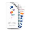 ohora Semi Cured Gel Nail Strips (N Snatched) - Blue, Patterned, Works with Any UV/LED Nail Lamps, Salon-Quality, Easy to Apply & Remove - Christmas Gel Nail Wraps, stickers, Christmas stockings