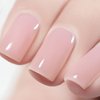 Vishine Jelly Gel Nail Polish in Nude Pink Color, 15ML Translucent Soak Off UV LED Bright and Milky Home DIY Manicure Salon Varnish #01.
