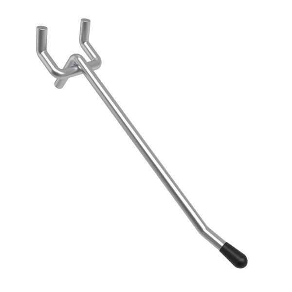 POETISKE Pegboard Hooks Shelving Fit 1/8” and 1/4” Peg Board 4 Inch Long with Rubber Tipped 50PC