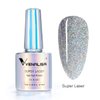 VENALISA Holographic Gel Nail Polish,Rainbow Glitter Effect Sparkling Colors Glossy Soak off Nail Gel Collection Lamp Required for Nail Art Design