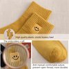 XIUYANG 5 Pairs Cute Smiling Face Socks Embroidery Ankle Novelty Funny Socks Gifts for Womens Socks (multicolor-5)