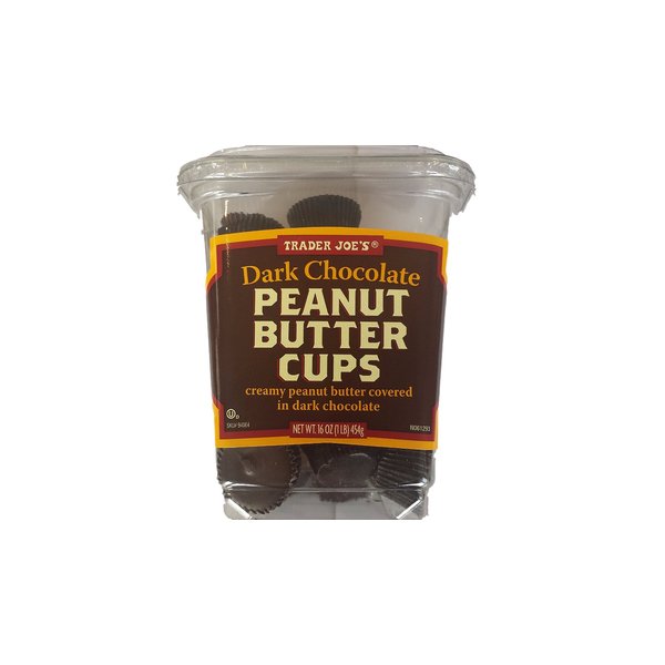 Trader Joe's Dark Chocolate Peanut Butter Cups 16 oz