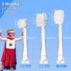 5 Pack Baby Kids Soft Electric Toothbrush Replacement Heads Compatible with SEAGO- 513/977/EK6,Compatible with Brush-Baby WildOnes/KIDZSONIC（Not BabySonic Series）,Compatible with Dada-Tech-BB1/977/K6