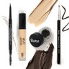 Sistar Micro Brow Defining Pencil Stylist Waterproof Eyebrow Pencil, Ultra Fine Double Ended Fill and Shape (Warm Brown)