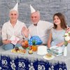 Guzbewu 80th Birthday Party Supplies for Men,3pcs Sliver Blue 80th Birthday Tablecloth Rectangle Happy 80th Birthday Table Cloth for Blue 80th Birthday Decorations