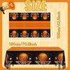 Basketball Tablecloth, 3 Pcs Basketball Birthday Decorations Rectangle Plastic Table Cover, Disposable Table Cloths for Basketball Sports Themed Party Supplies, 108 x 180 cm