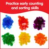 edx education Transparent Counters - Mini Jar - Colorful, Plastic Counters - Light Box Accessory - Sensory Play - Math Manipulative