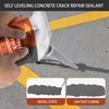 Concrete Crack Filler,2 Pack Cement Crack Sealant, High Elasticity Crack Filler Repair Sealer, Self Leveling Waterproof Caulking Glue Sealing Adhesive for Concrete Driveway, Patio, Sidewalk (Grey)