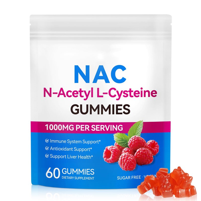Daiasns NAC Gummies for Adults & Kids 1000mg - Chewable NAC Supplement N-Acetyl Cysteine Supports...