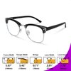 VISOONE Lightweight Blue Light Blocking Glasses Square with Anti Computer Glare for Gaming Men and Women MONTANA