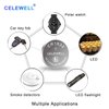 CELEWELL CR1632 5 Pack CR 1632 Battery Lithium 3v for Garmin Vivofit Jr Key Fob Replacement 【5-Year Warranty】