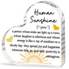 Thank You Gifts for Women Appreciation Gifts for Teacher Friends Coworkers Doctor Nurse Inspirational Quotes Gift for Mom Aunt Sister Daughter Human Sunshine Definition Decorative Signs Plaques
