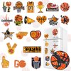 Saysurey 20 Pcs Basketball Diamond Painting Magnet Refrigerator Car Decoration DIY Diamond Art Painting Kits for Basketball Party Supplies Basketball Themed Party Exchange Gifts