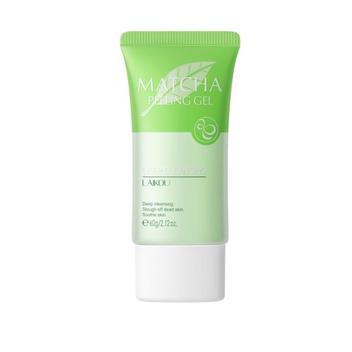 Matcha Peeling Gel,Face & Body Exfoliating Gel,Deep Cleansing Pores Shrink Pores Gentle Exfoliation Tighten Moisturize Hydrating Repair Soothe Soften Improve Skin Tone 60g
