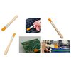 LBY 10pcs Household Cleaning Dusting Brush,135mm(5.31'') Paint Brush Small Size Keyboard Brush Computer Notebook Dusting Brush, Yellow Natural Bristles, Wooden Handle