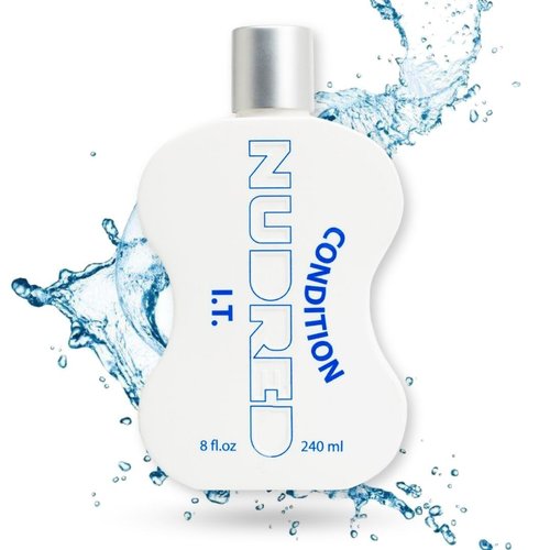 Nudred Condition I.T, Conditioner for Curly & Black Hair With Argan & Castor Oil, Hair Conditioner for Black Men & Women, Leave in Conditioner, 8 Oz