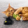 KONG Flingaroo Corny Corn Cob with Crow - Plush Cat Toy with Feathers and Catnip