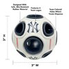 Pets First MLB New York Yankees Baseball Treat Dispensing Toy for Dogs and Cats, Rubber Ball Dog Toy, Interactive Fun Dog Treat Toy, Natural Rubber Dog Feeding Toy