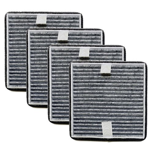 Nispira Carbon Filter Replacement for OdorGrab Portable Air Cleaner Odor Reducer, Compatible with Febreze FHT150W. Compared to part FRF105. 4 Packs