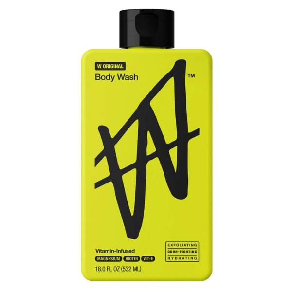 W By Jake Paul Body Wash - Exfoliating - Hydrating - W Original - 18 fl oz