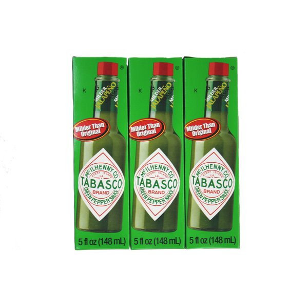 Tabasco Brand Green Jalapeno Pepper Sauce Pack of 3