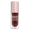 Revolution Beauty, Pout Bomb Plumping Lip Gloss, High-Shine for Glossy, Fuller & Plump Lips with Hyaluronic Acid & Peptides, Vegan & Cruelty-Free, Espresso Cool Nude & Brown, 0.15 Fl Oz