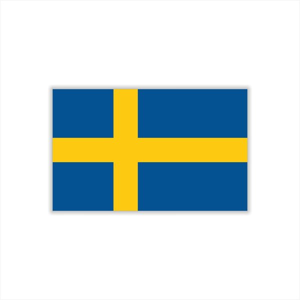 Womaha 30 Temporary Sweden Flag Tattoos Fans Face Tattoo Stickers for Adults Kids Group Activity Props