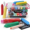 Arteza Kids Sidewalk Chalk, Set of 36, Easy-to-Hold Washable Chalk with Game Guide