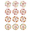 Lucleag Hello Fall Stickers for Kids, Fall Leaves Wreath Stickers Happy Autumn Fall Stickers for Candy Envelope Seals Gift Card Stickers Fall Thanksgiving Party Favors Decor 360PCS