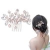 Wedding Hair pieces Accessories for Brides Bride Hair Accessories Rhinestone Hair Comb for Women Wedding Prom Hair Accessories Crystal Hair Accessories Side Combs for Women Fine Thin Hair