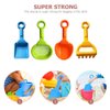 LUOZZY 4Pcs Sand Shovels for Kids Beach Toys Shovels & Sandbox Shovel Beach Bucket Beach Shovel Tool Kit