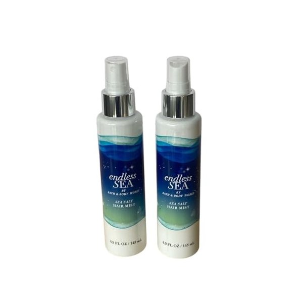 Generic 2 Works Endless Sea Bergamot Driftwood Sea Salt Hair Mist 4.9 oz, Blue