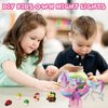 FURUDONGHAI Unicorn Terrarium Crafts Kit, DIY Unicorn Toys Kit for Kids Girls, Unicorn Arts and Craft, LED Night Light Christmas Gifts Birthday Gift for Girls (Unicorn)