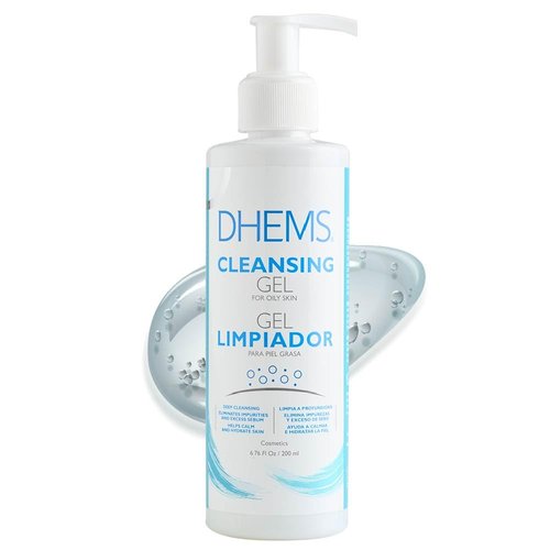 DHEMS Cleansing Gel For Oily Skin Gentle foaming cleanser, acne-prone skin. Cleans in depth, removing dirt and excess sebum (Cleansing Gel)
