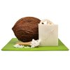 Soap Mogul Coconut Soap Bar with Loofah for Dry, sensitive skin and whole body.
