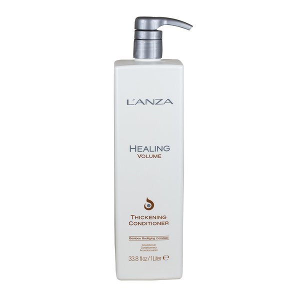 L'ANZA Healing Volume Thickening Conditioner, Boosts Shine, Volume, and Thickness for Fine and Flat Hair, Rich with Bamboo Bodifying Complex and Keratin (33.8 fl Oz)