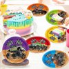 60Pcs Monster Truck Birthday Plates Monster Truck Party Decorations Truck Theme Paper Plates Truck Themed Birthday Party Supplies 7 inch Disposable Dessert Plates for Racing Car Birthday Party Favors