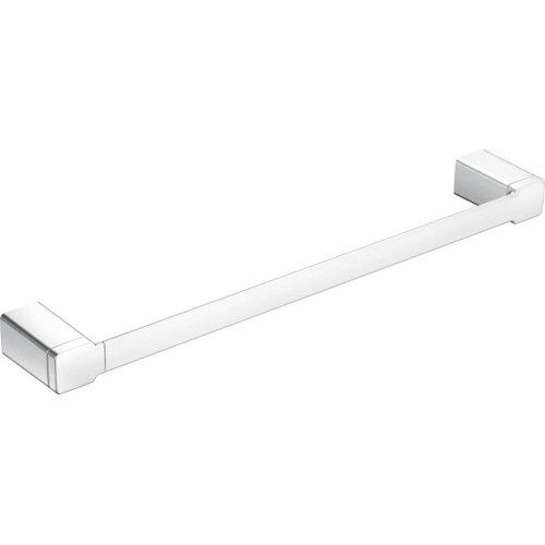 Moen YB8818CH 90 Degree 18-Inch Single Bathroom-Towel Bar, Chrome