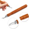 AUGSUN Wood Carving Knife Set - 20 PCS Hand Carving Tool Set for DIY Sculpture Carpenter Experts & Beginners