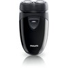 Norelco Travel Men's Shaver with Close-Cut Technology and Independent Floating Heads, Self-Sharpening Blades, 2 x AA Batteries Included by Philips