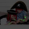 PARTYWIND 34 Styles Pirate Birthday Party Supplies, Glow + Metallic Glitter Pirate Temporary Tattoos for Kids Party Favors Decorations, Pirate Tattoo Stickers Accessories Games for Boys and Girls