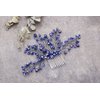 Missgrace Bridal and Women Crystal Navy Blue Hair Jewelry Wedding Blue Hair Comb Women Crystal Hair Clip Headpiece for Wedding and Party Vintage Hair Comb Bridal Hair Accessories